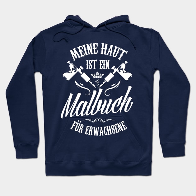 Meine haut - ein malbuch für erwachsene Hoodie by nektarinchen